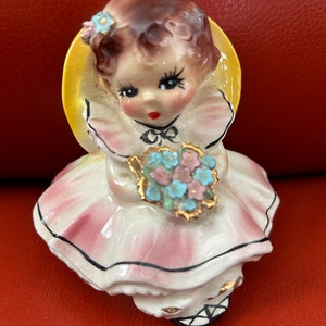 Rare vintage Josef Originals Penny porcelain figurine. Signed with 2 foil labels. Excellent vintage condition!