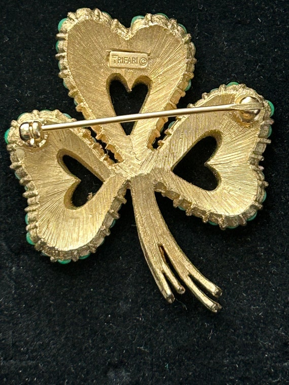 Rare Alfred Philippe Crown Trafari clover shamroc… - image 3