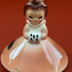 Vintage Josef Originals January American beauty porcelain doll. Signed mushroom doll.