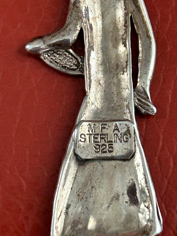Vintage Museum of Fine Arts sterling silver flapp… - image 5