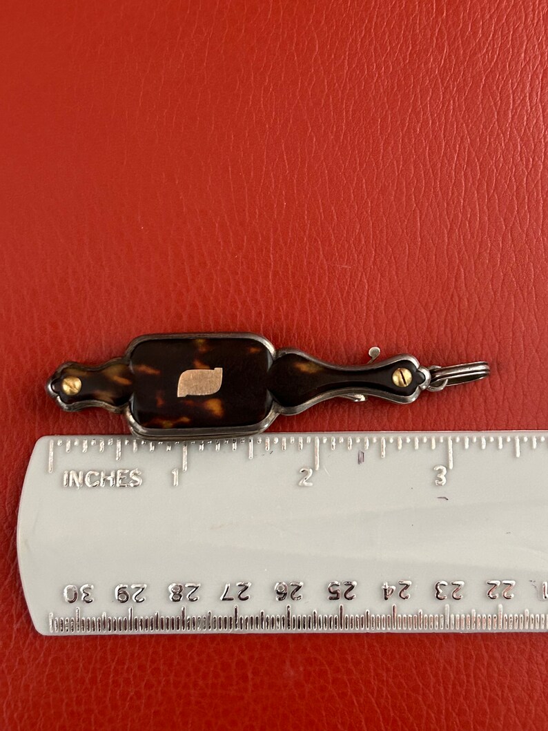 Antique Faux Tortoise Shell Folding Reading Glasses. Opera