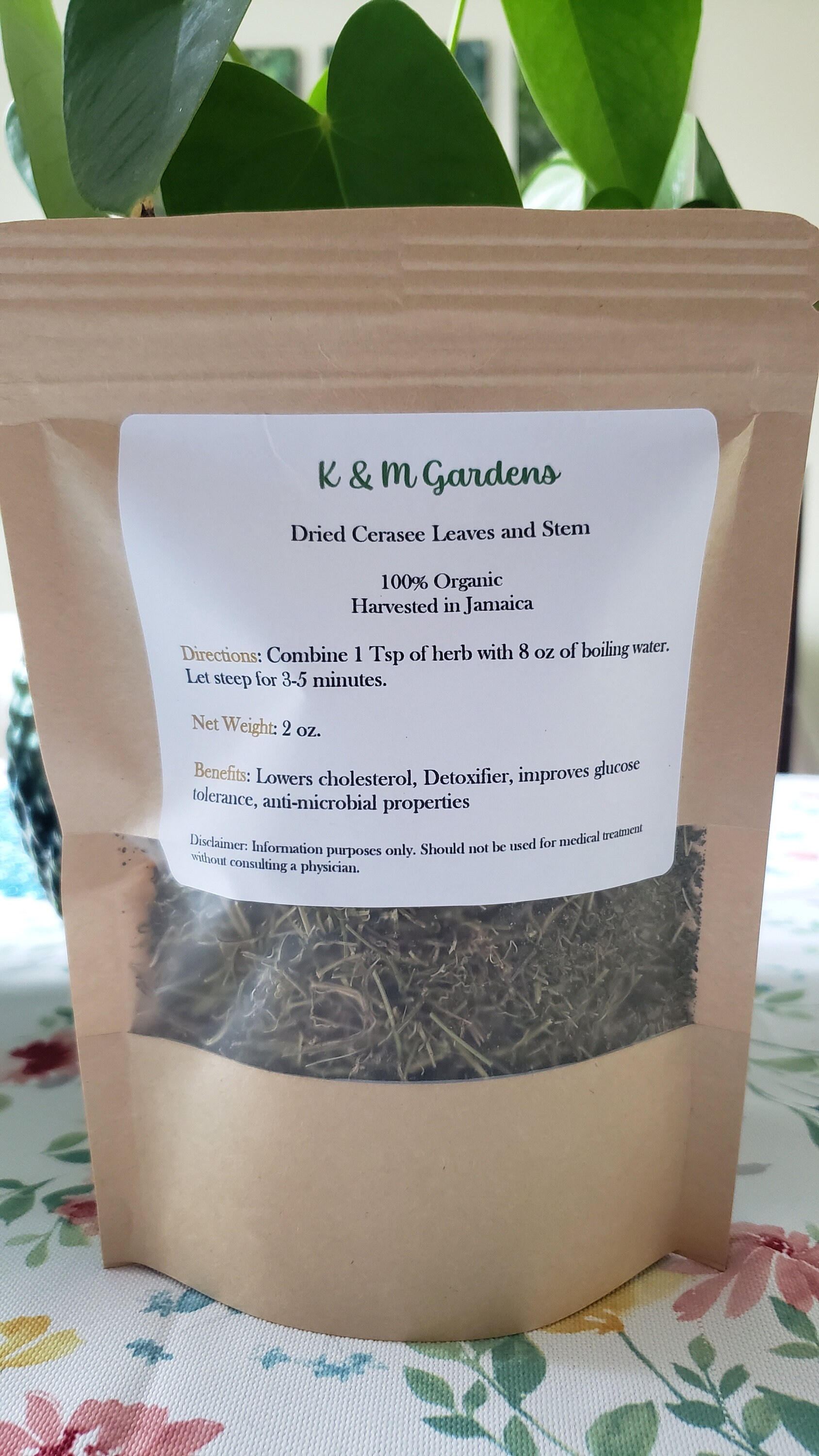 Dried Cerasee Herb Loose Leaf Tea - Organic Premium Bulk FREE SHIP