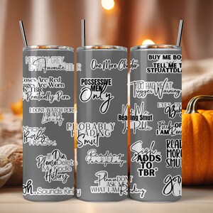 Smut Tumbler. Booktok Tumbler. Dark Romance. Spicy Romance. tumbler. Booktok. Booktok Merch. Booktok Gifts. Smut Reader. 20oz Tumbler.