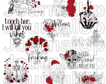 20 Unzen Skinny Becher Design B9,3xH8,2 Download. Dark Spicy Romance Booktok PNG. Smut Sticker PNG Download. Buchtok. Booktok Smut.