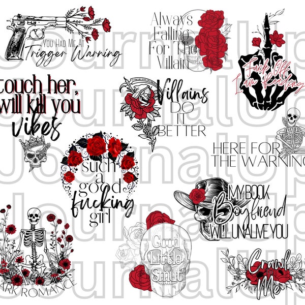 20 oz Skinny Tumbler Design W9.3xH8.2 Download. Dark Spicy Romance Booktok PNG. Smut Sticker PNG Download. Booktok. Booktok Smut.