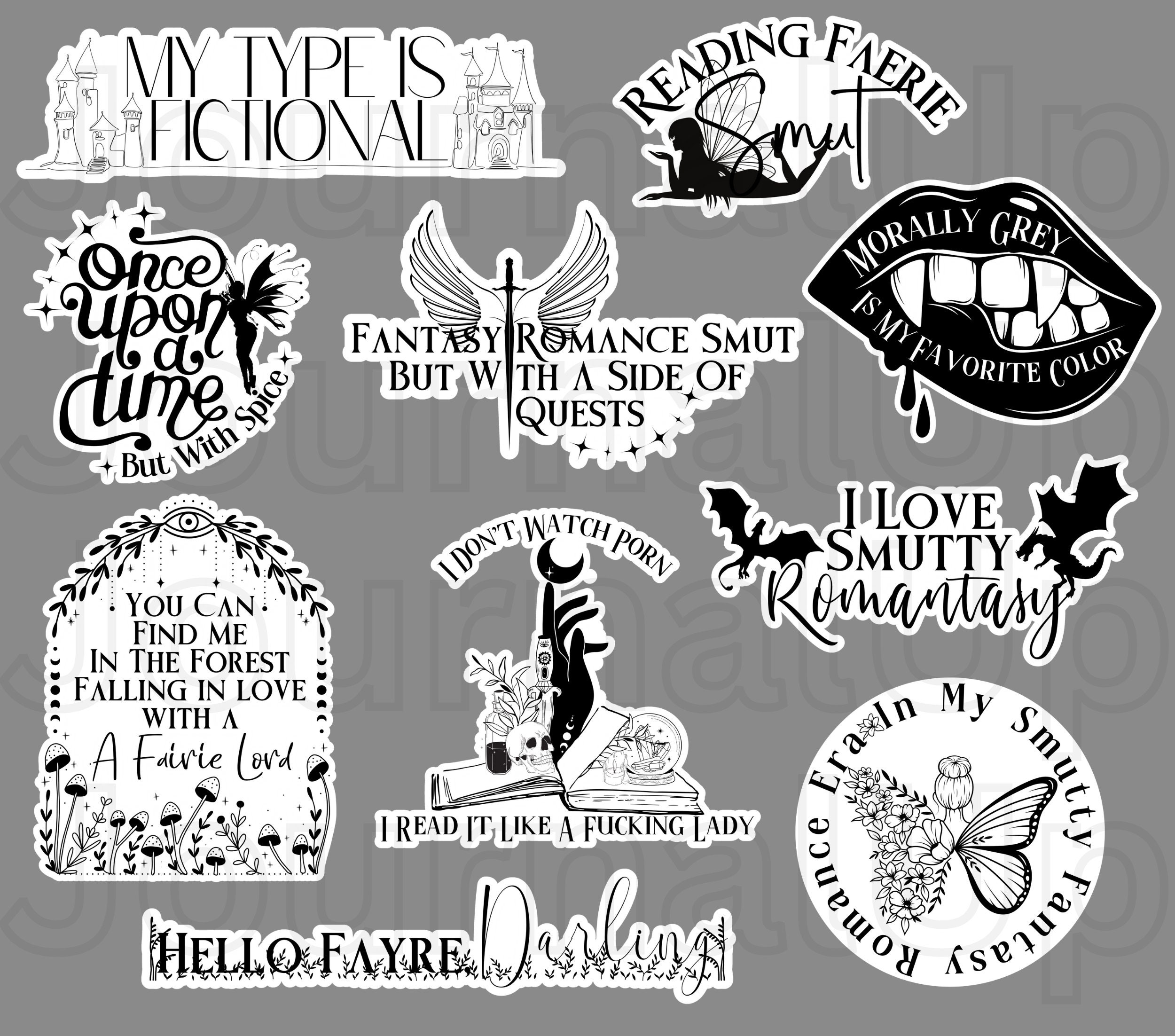 Fantasy Smut | 20oz Tumbler Design. Smut PNG. Dark Romance. Spicy