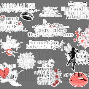 Smut Pink Design | 20oz Tumbler PNG. Booktok Stickers. Dark Romance. Smut Stickers. Smut png. Booktok png. Spicy Romance. Bookish. Smut