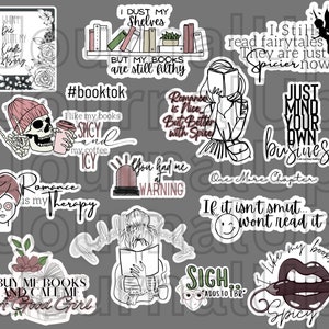 20 oz Skinny Tumbler Design W9.3xH8.2 Download.  Smut Stickers Bundle. Smut Tumber. PNG.  Dark Romance. Smut PNG. Booktok. Booktok Stickers.