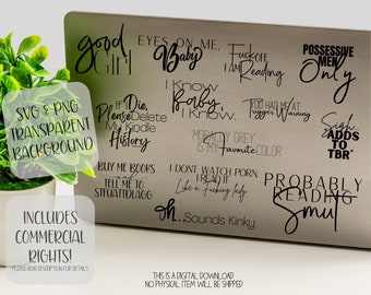 Smut Quotes Bundle! Individual Downloads. Booktok PNG/SVG. Booktok Smut. Dark Romance. Spicy Romance. Smut. Kindle Stickers. Bookish.