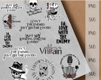 Enemies To Lovers Bundle! Individual Downloads. Booktok PNG/SVG. Booktok Smut. Dark Romance. Spicy Romance. Smut. Kindle Stickers. Bookish.