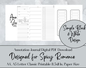 Annotation Kit | Annotation Journal | #Booktok | Spicy Romance | Annotated Books | Annotating | Annotation Supplies | Annotation Bookmark