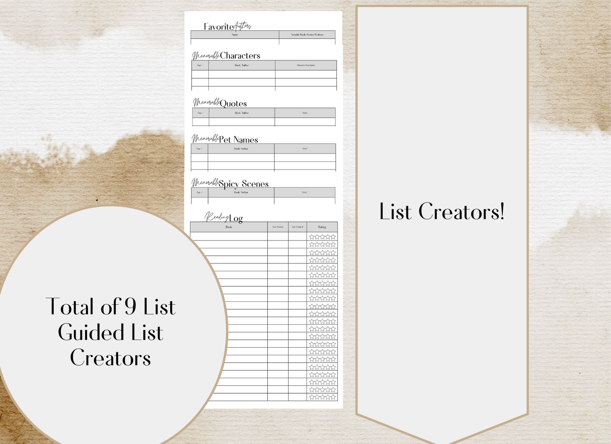 Printable Booktok Journal | Digital Download | Book Reading Journal ...
