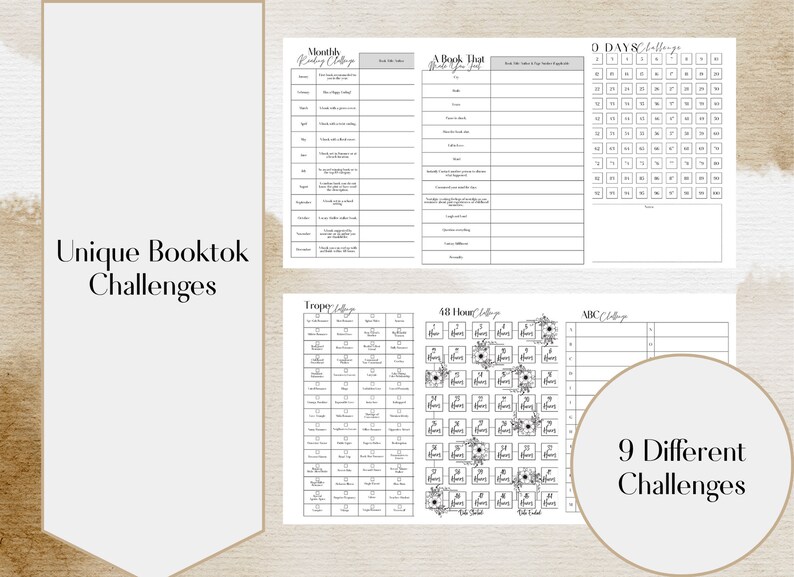 Printable Booktok Journal | Digital Download | Book Reading Journal ...