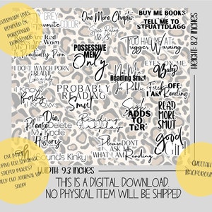 Buchtok PNG. 20oz Becher PNG. Booktok Zitate PDF. Booktok Sticker. Dunkle Romantik. Schmutz Sticker. Smut png. Buchtok png. Würzige Romantik. Bild 7