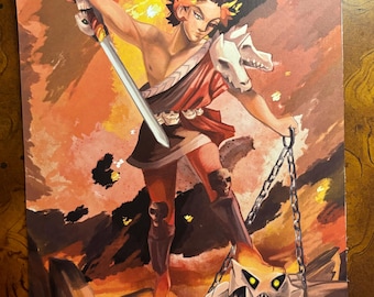 Zagreus (Hades Game) Art Print