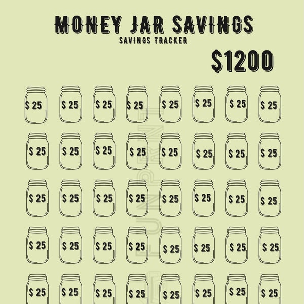 Money Jar - Etsy