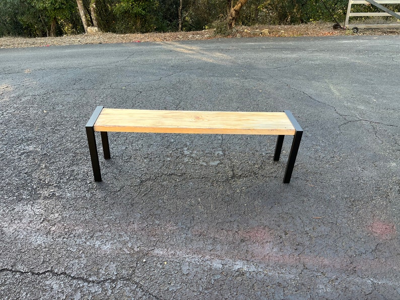 Steel Bench Leg Brackets Etsy