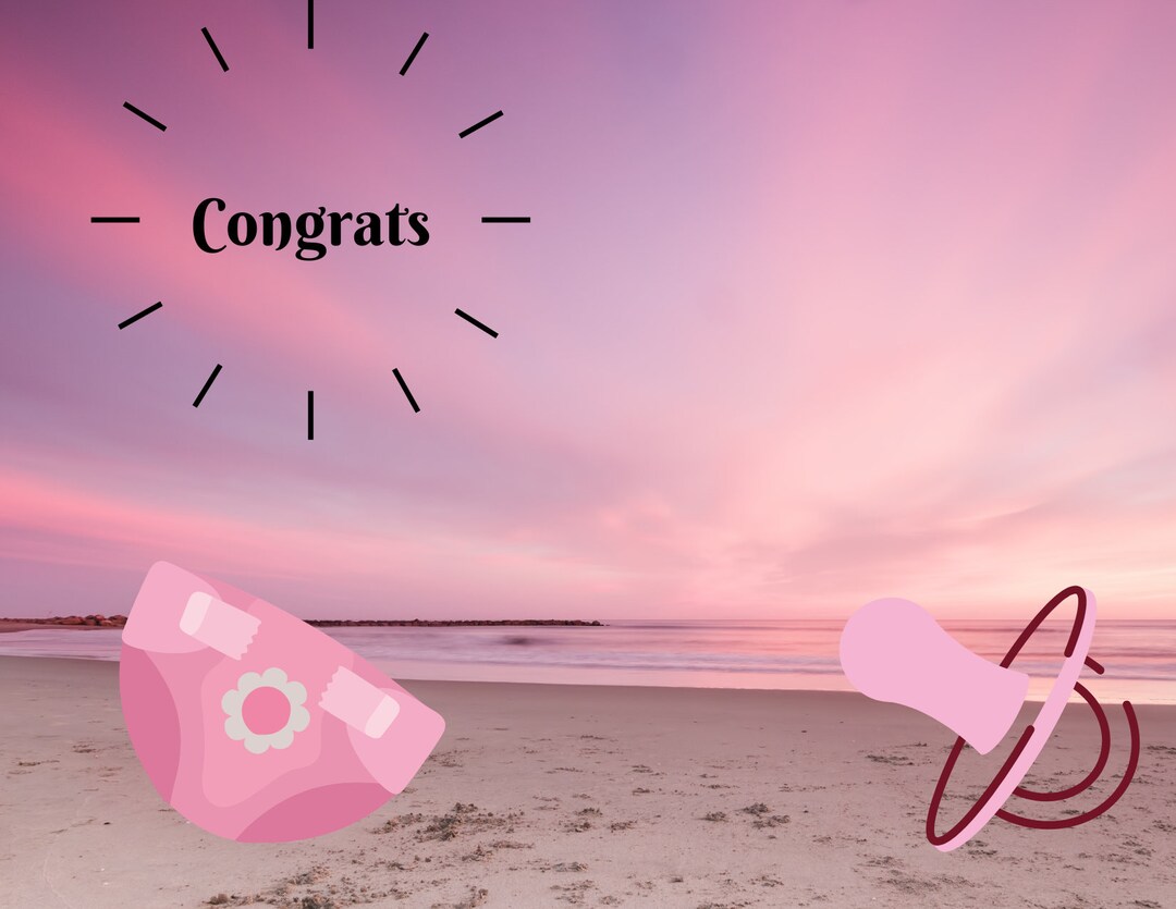 Baby Shower Virtual Backgrounds Etsy