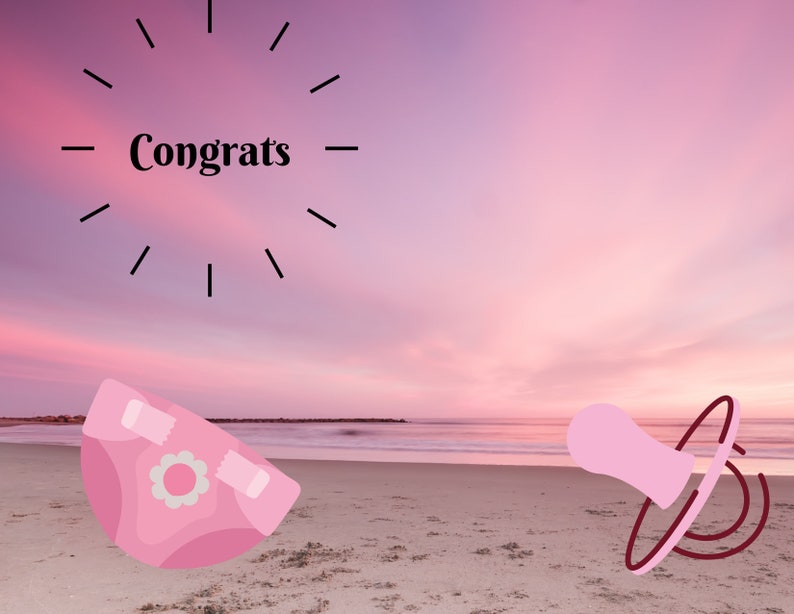 Baby Shower Virtual Backgrounds Etsy