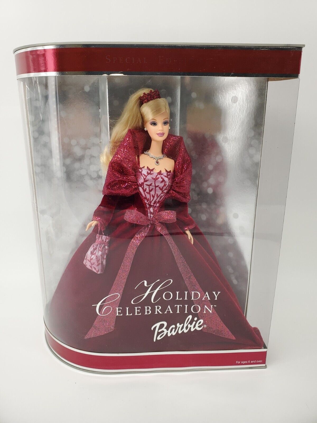 2002 holiday celebration barbie mattel