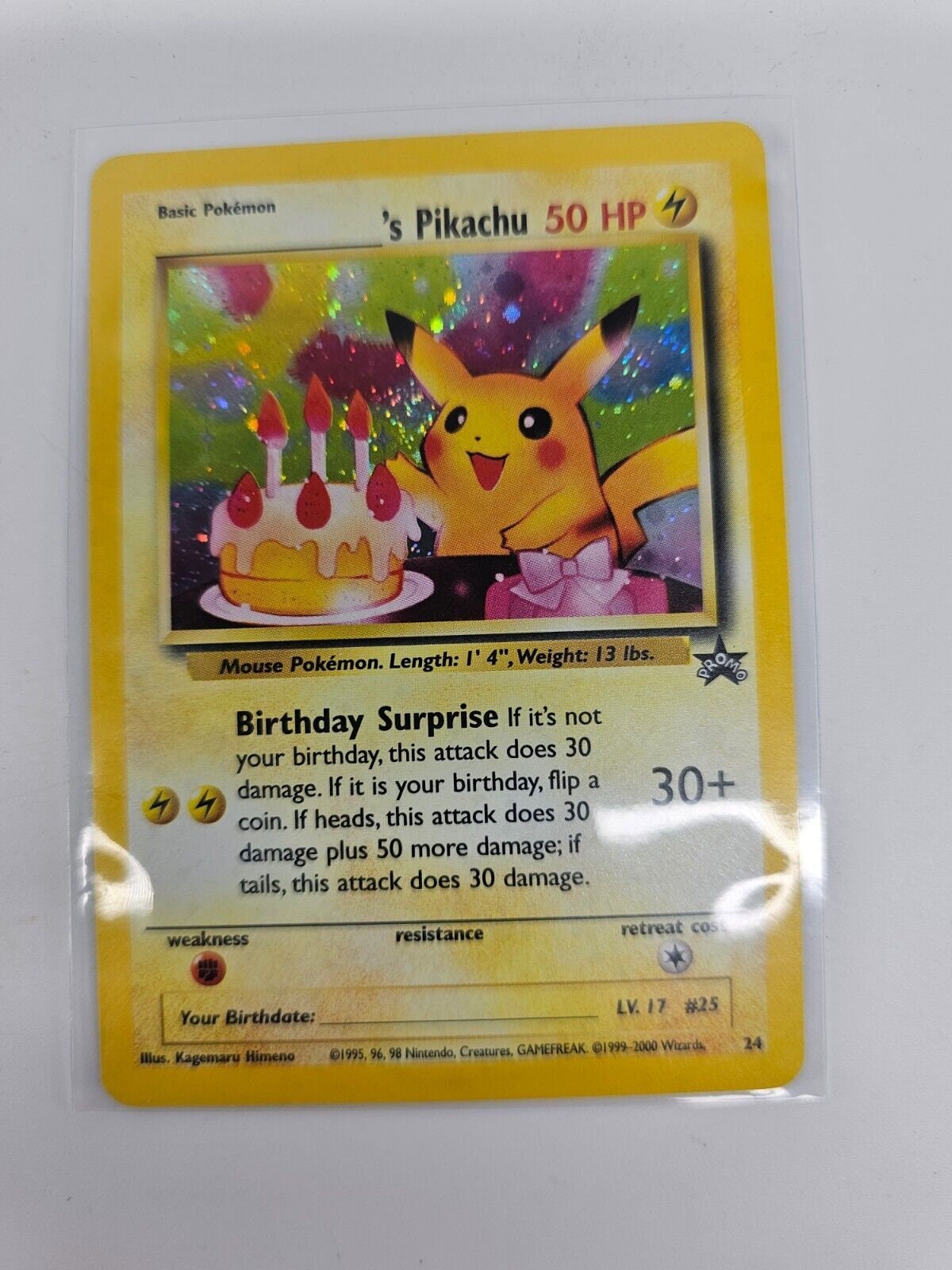  Pokémon Celebrations Pikachu, 25th Anniversary Full Art Rare  Holo + Surprise Card! : Toys & Games