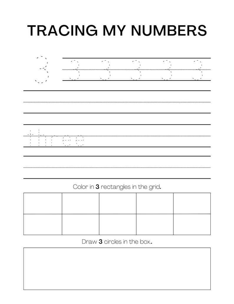 Letters and Numbers Tracing Printable Worksheet - Etsy