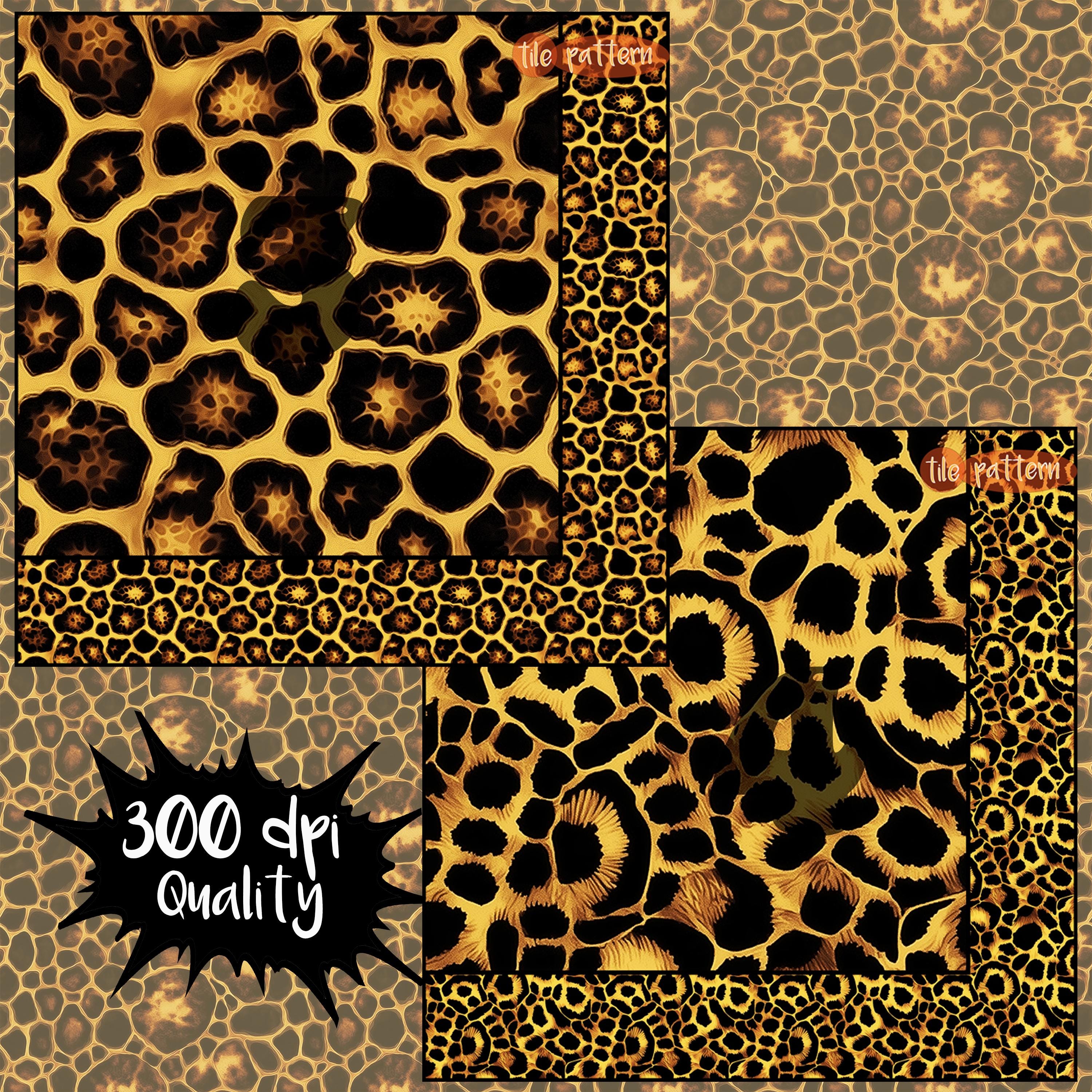 Tortoise Shell Digital Paper Set of 20 Jpg Seamless Patterns in