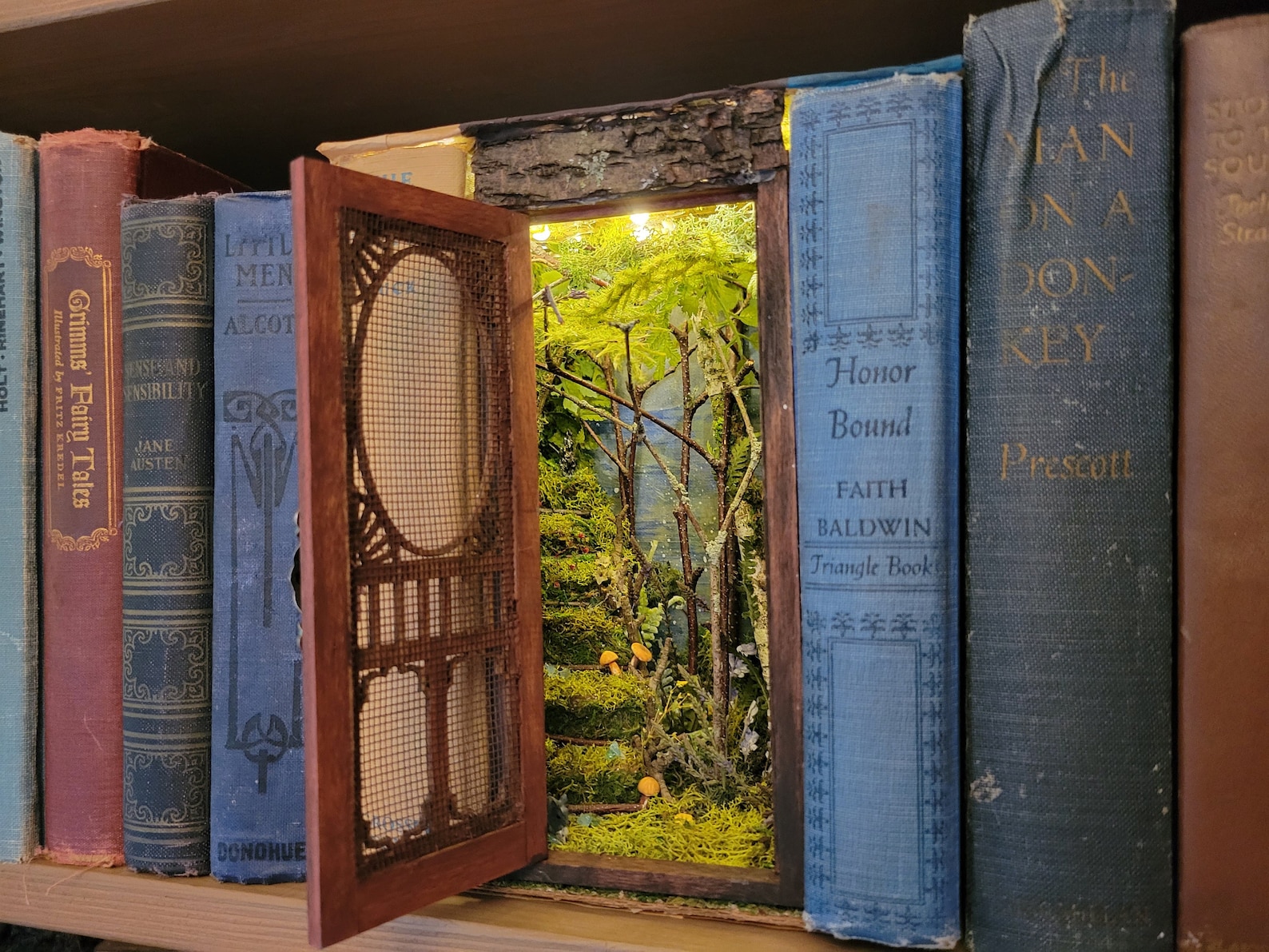 Handmade Nature Book Nook Etsy