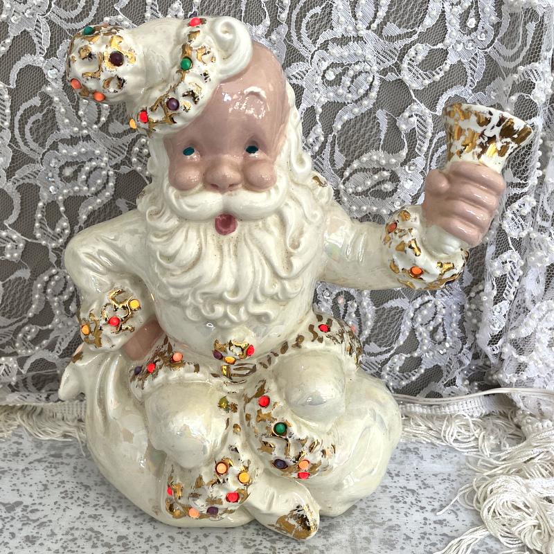Vintage Light up Santa - Etsy - Page 2