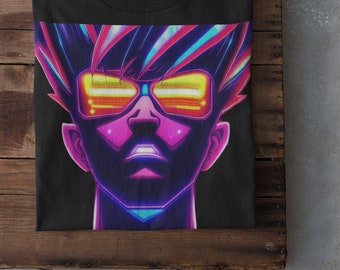 Sayan Sunglasses Cyberpunk tshirt