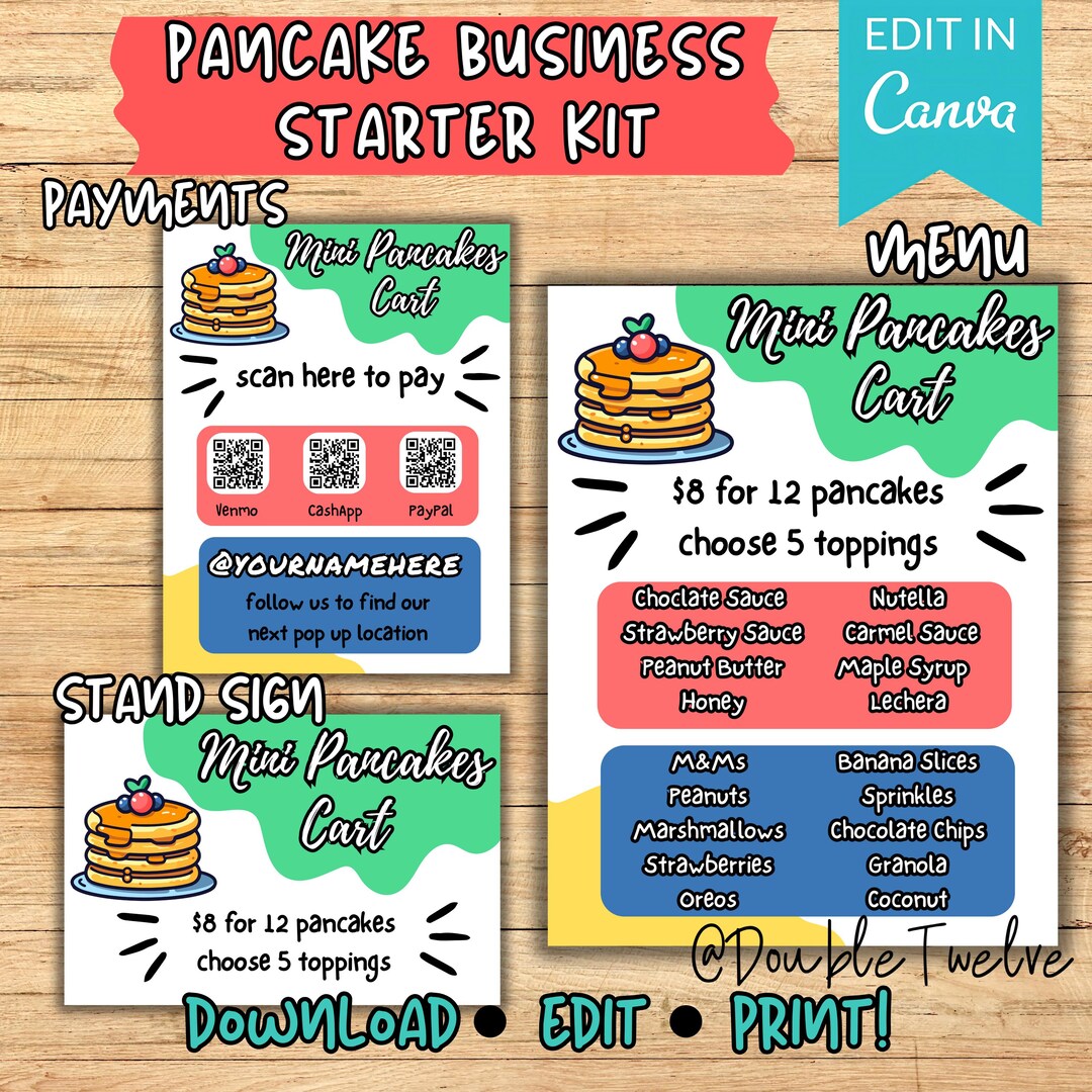 Mini Pancake Sign This item is unavailable - Etsy
