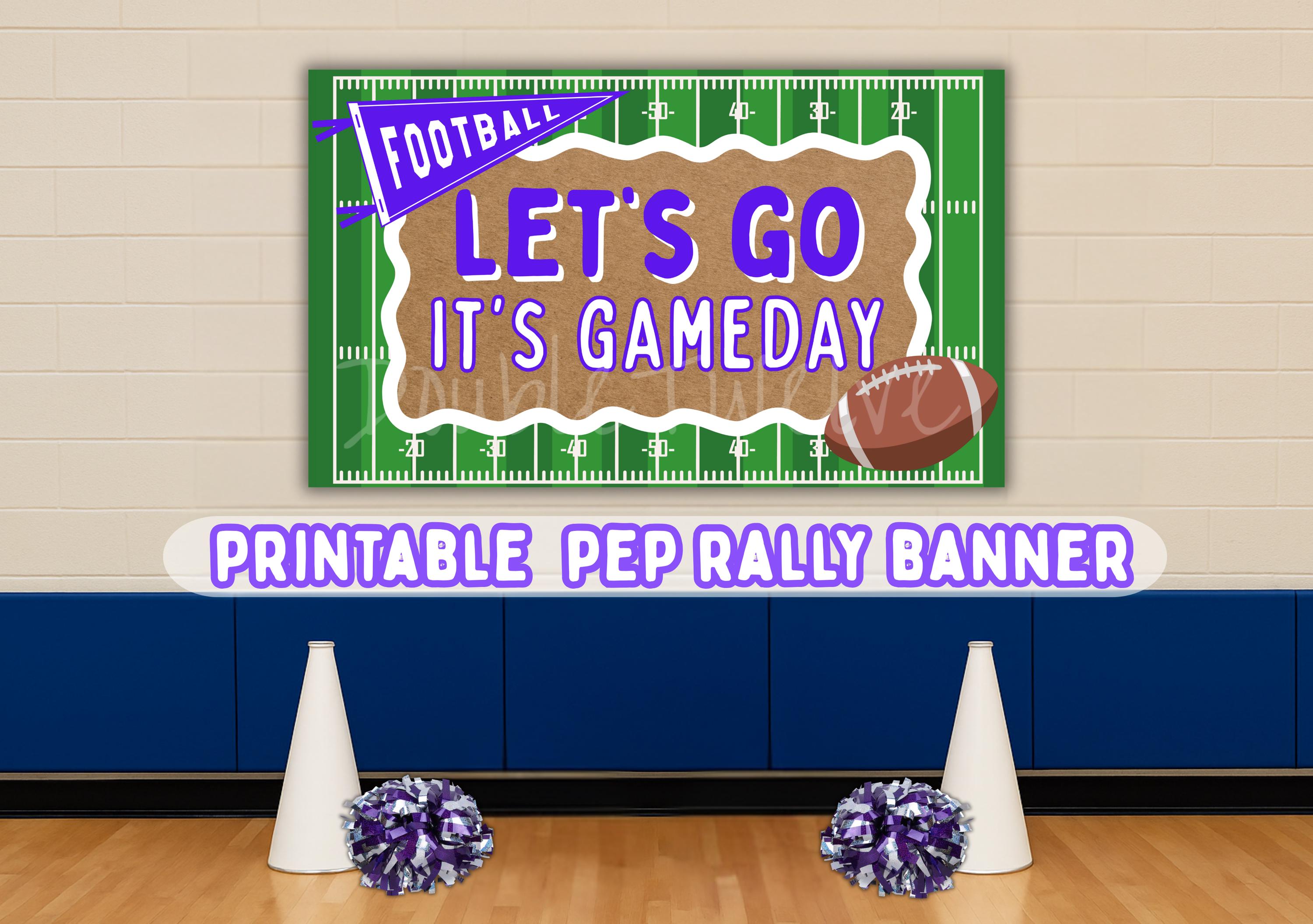 Prep Rally Flags Pep Rally Posters