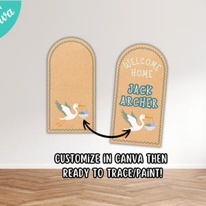 Painted Banner Borders + Frames, 200 Editable Canva Templates for ...