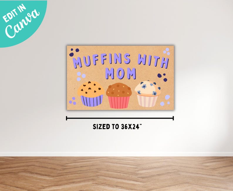 Mother's Day/father's Day Banner Bundle | Muffins With Mom & Donuts ...