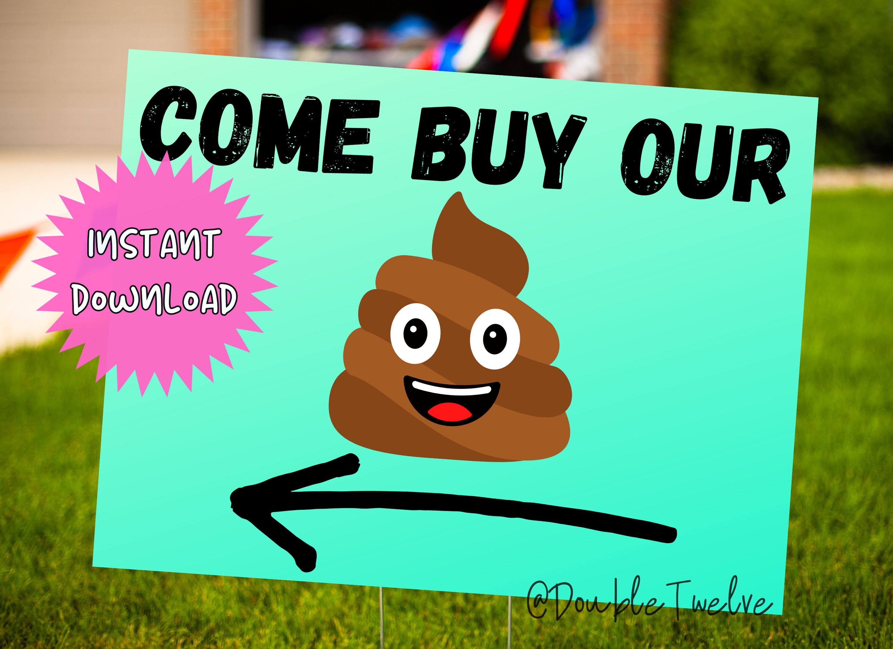Funny Garage Sale Signs, Printable Yard Sale Posters, Printable ...