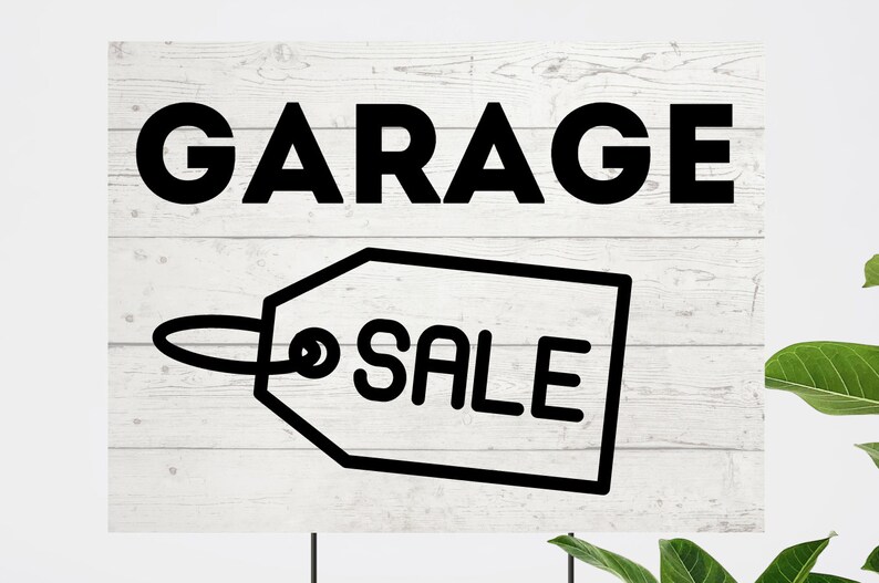 Printable Garage Sale Yard Sign Community Garage Sale Signs Etsy