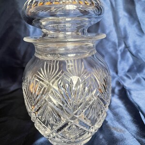 Bavarian Crystal Lidded Candy Jar