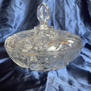 Bavarian Crystal Lidded Candy Dish