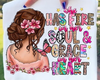 She Has Fire In Her Soul and Grace In Her Heart, Black Women, Png Black Girl, Black Girl Magic, Afro Woman, Melanin Queen, Black Girl Magic