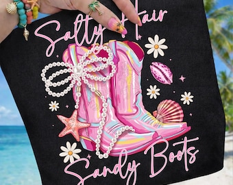 Salt hair Sandy boots PNG, Summer Png, Western summer png, Cowgirl png, Western png, Retro Summer Png, Trendy summer Png, Summer Sublimation
