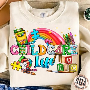 Childcare Life Png Sublimation Design, Childcare Png, Children Life Png, Trendy Sublimate Design, Digital Download, Sublimation Designs