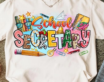 School Secretary Png, First Day Of School Png, Back to School Png, Secretary Png, School Png, Western Png, Digital Download