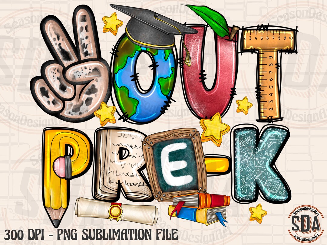 Out Pre-k PNG, Last Day of Pre-k Png, Teacher Life, Pre-k Png, Pre-k ...