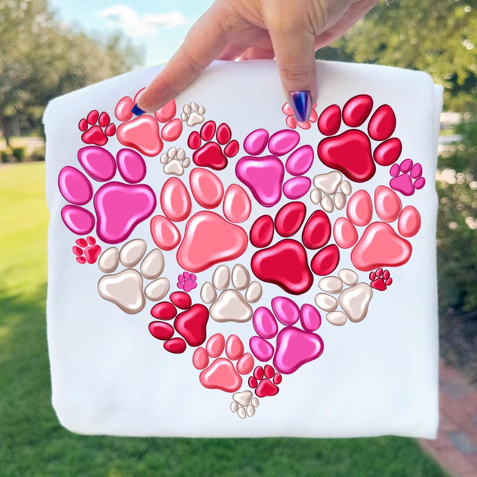 Dog Valentine Png, Paw Heart Png, Cat Dog Lover Valentines Day Png, Dog ...