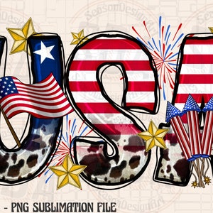 USA 4th of July png sublimation design download, 4th of July png, American flag png, western USA png, sublimate designs download