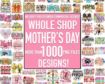 1000+ Mama Bundle Png, Mama Checkered Png, Preppy Mama Png, Mama Bundle Png, Mimi Png, Retro Mama Flower Png, Gift for Mom, Mega Bundle Png