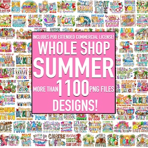 1100+ Summer Bundle Png, Summer Png, Summer Vibes Bundle Png, Mega Bundle, Summer Bundle Png, Trendy Summer Png, Beach Png, Summer Coquette