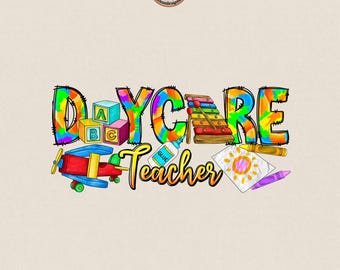 Daycare Teacher Png, Preschool Teacher Png, Early Childhood Education Png, Daycare Provider Png, Back To School Png, Digital Download