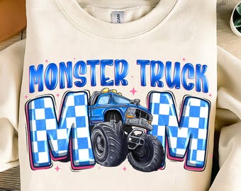 Mama Monster Truck PNG: Sublimation Digital Image (PNG File)