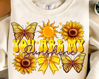 Girl My Sunshine Sublimation PNG: Coquette Summer Design (Digital Download)